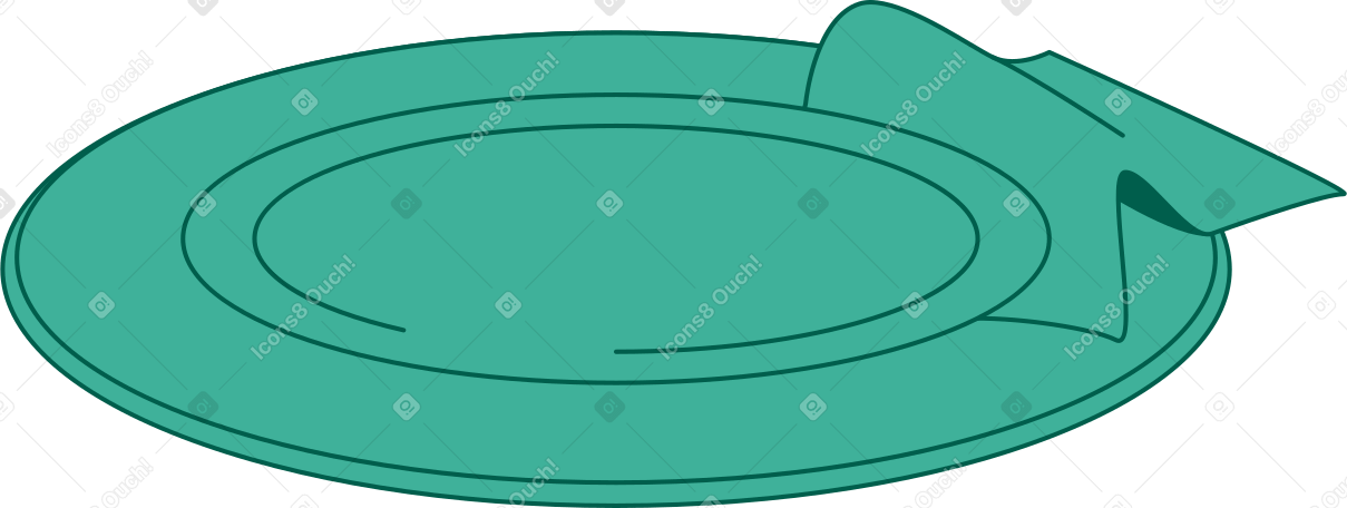 plate with napkin PNG, SVG