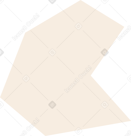 beige polygon Illustration in PNG, SVG