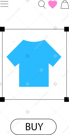 online store interface PNG, SVG