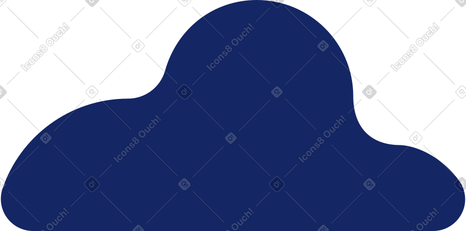 dark blue cloud PNG, SVG