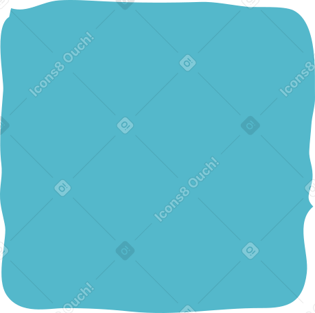 blue square Illustration in PNG, SVG