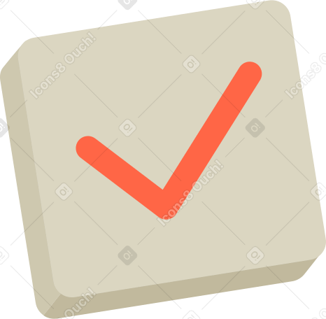 botón de marca de verificación PNG, SVG