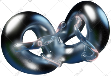 D abstract liquid form PNG, SVG