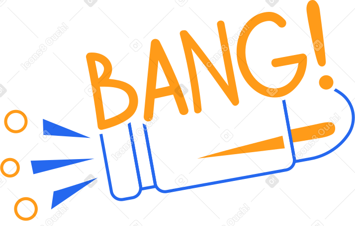 bang line PNG, SVG