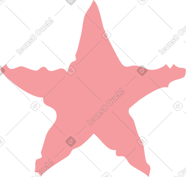 Pink star shape PNG, SVG