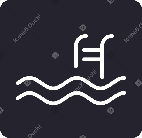 pool icon Illustration in PNG, SVG