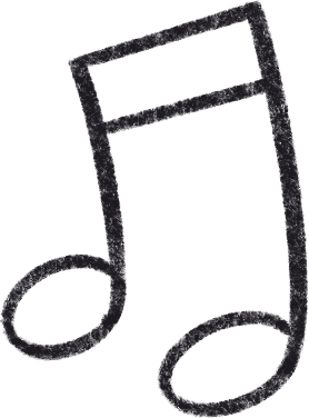 double musical note PNG, SVG