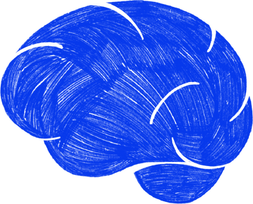 blue brain PNG, SVG