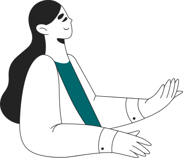 Woman scientist in a coat PNG, SVG