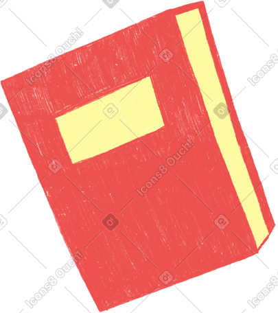 red book with a yellow rectangle under the text PNG, SVG