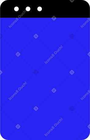 empty blue browser PNG, SVG