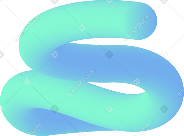 blue curved shape в PNG, SVG
