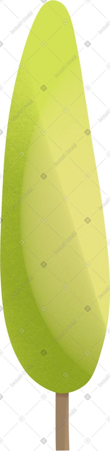 Tall green tree PNG, SVG