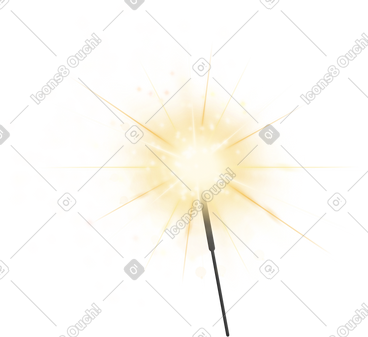 Sparkler PNG, SVG