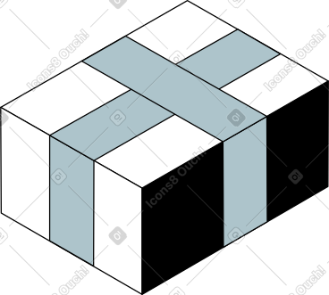 Box with tape PNG, SVG