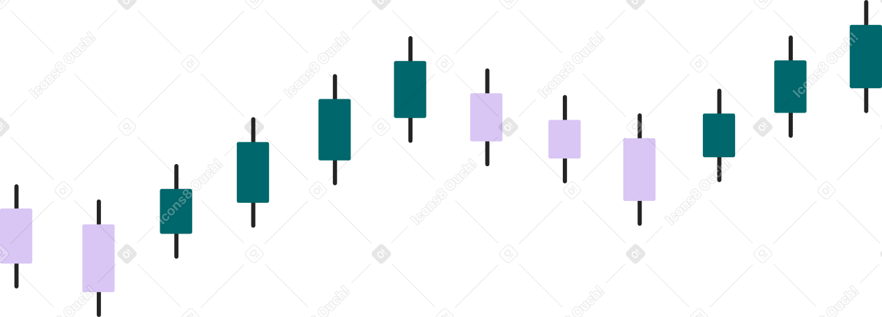 Gráfico de castiçal japonês PNG, SVG
