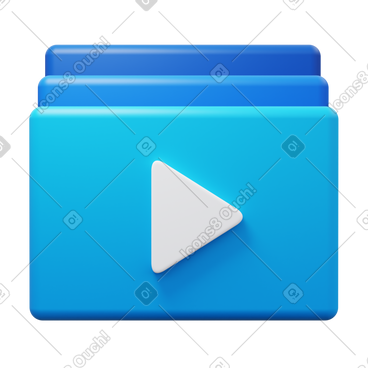 Video playlist PNG, SVG