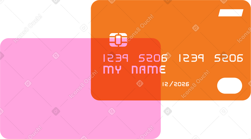 Банковские карты в PNG, SVG