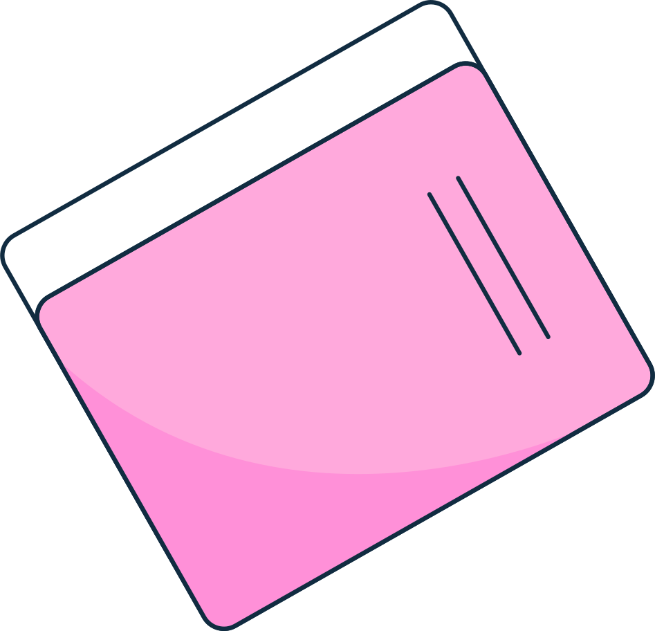Pink book notebook Illustration in PNG, SVG