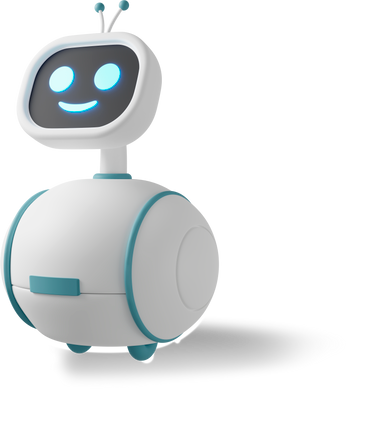 Робот улыбается в PNG, SVG