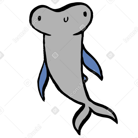hammer fish Illustration in PNG, SVG