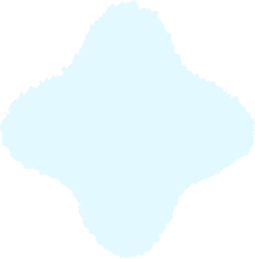 Vierpass blau PNG, SVG