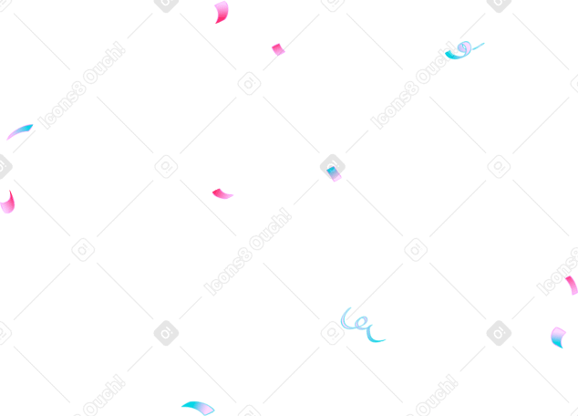 confete PNG, SVG
