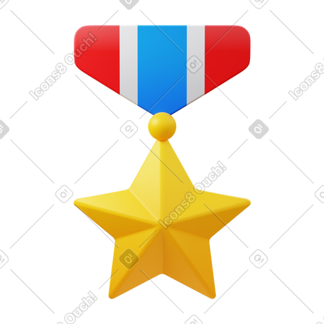 3D medal PNG, SVG