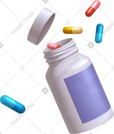 Bottle of pills PNG, SVG