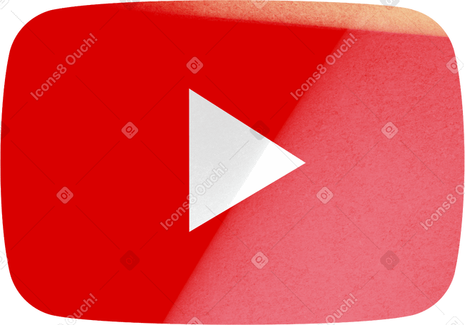 youtube icon Illustration in PNG, SVG