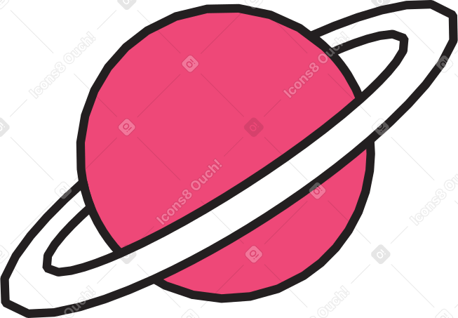 сатурн в PNG, SVG