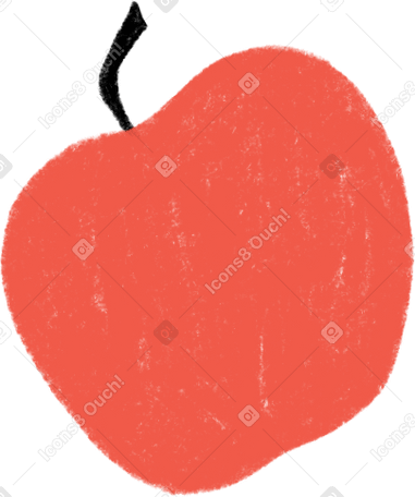 red apple PNG, SVG