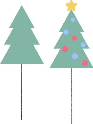 Christmas trees в PNG, SVG