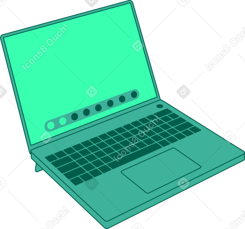 laptop aberto PNG, SVG