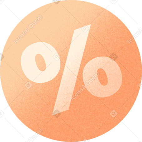 Segno di percentuale PNG, SVG