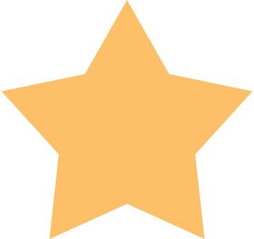 Orange star PNG、SVG