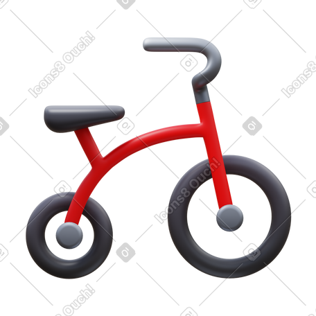 3D tricycle PNG, SVG