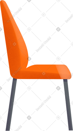 orange chair PNG, SVG