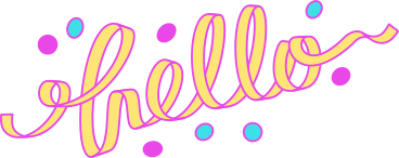 lettering hello tape text PNG, SVG