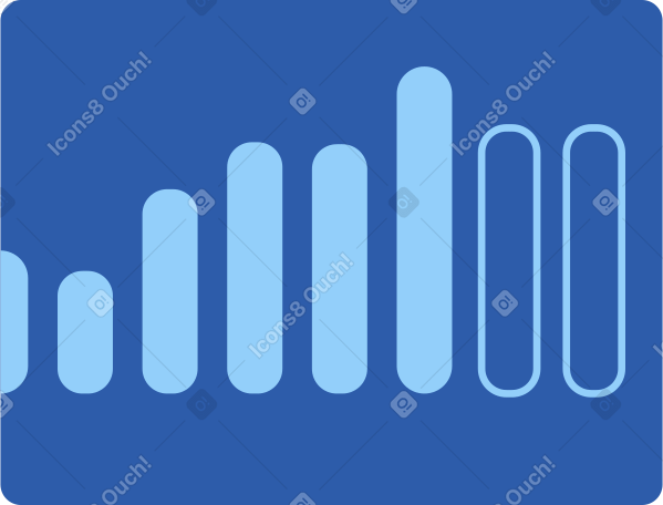 indicator chart Illustration in PNG, SVG