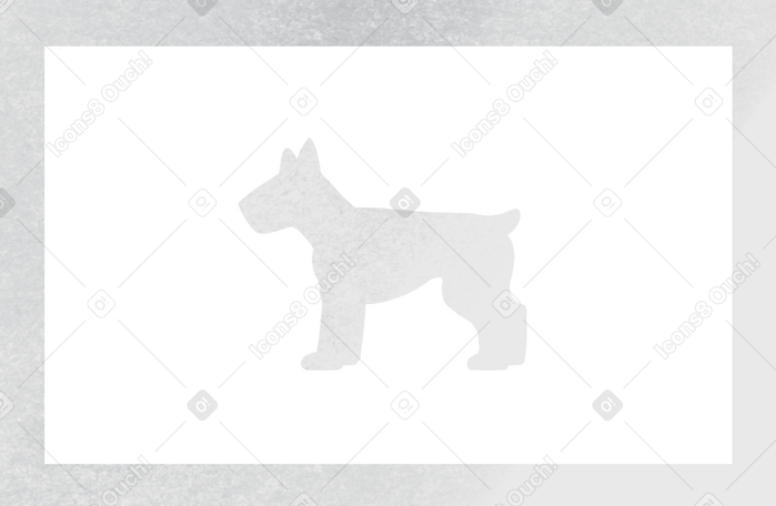 poster with a dog PNG, SVG