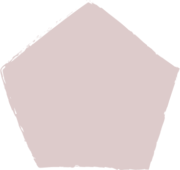 Dark pink pentagon PNG、SVG