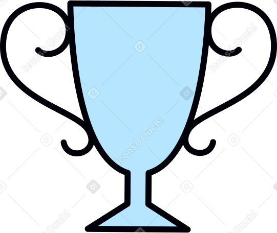 goblet with two handles Illustration in PNG, SVG
