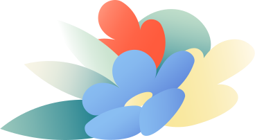 青い花 PNG、SVG