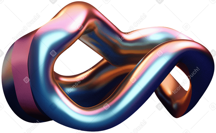 d abstract liquid form в PNG, SVG