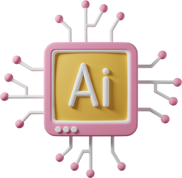 Artificial intelligence chip PNG, SVG