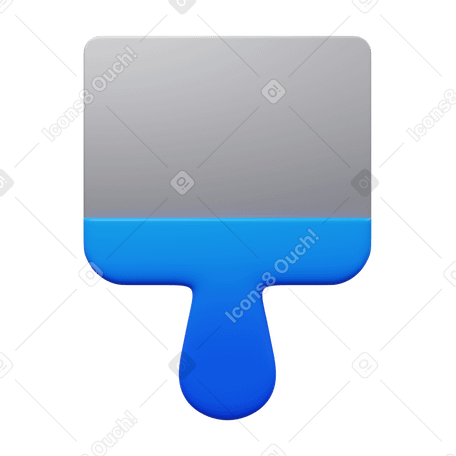 3D putty knife PNG, SVG