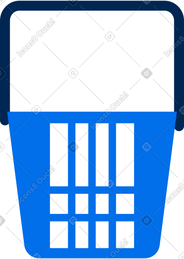 Supermarket basket PNG, SVG