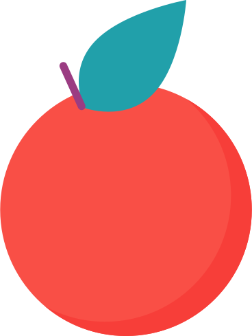 red apple with leaf PNG, SVG