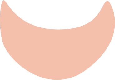 pink crescent PNG, SVG